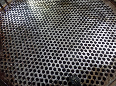 釜頂冷凝器清洗后